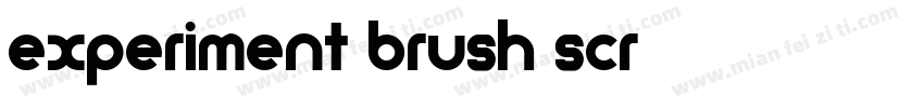 Experiment Brush Scr字体转换
